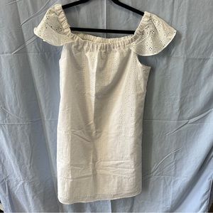 J. Crew white lace dress, size M, new with tags, never worn, perfect condition